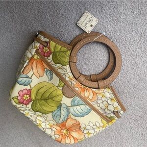 Fossil NWT Floral Y2K Handbag Avignon RNG SCHL